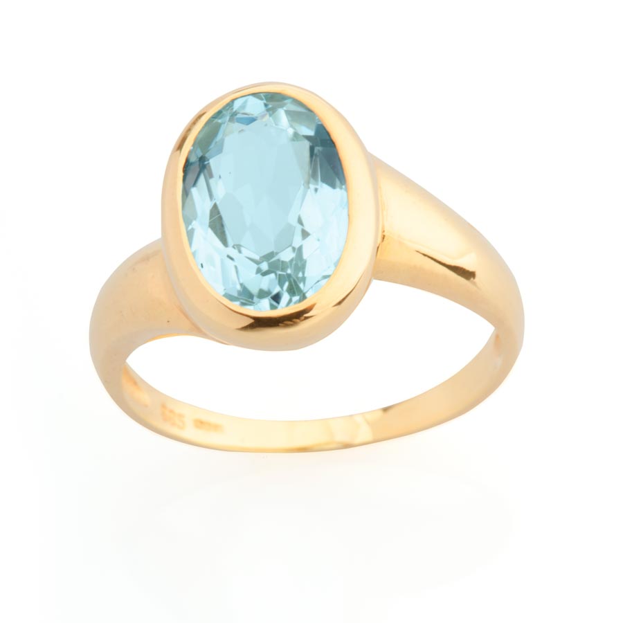 502702-4100-049 | Damenring gold-park 502702 375 Gelbgold, Aquamarin100% Made in Germany   733.- EUR   